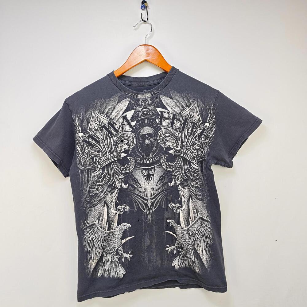 Vintage Y2K MMA Elite T Shirt Medium
